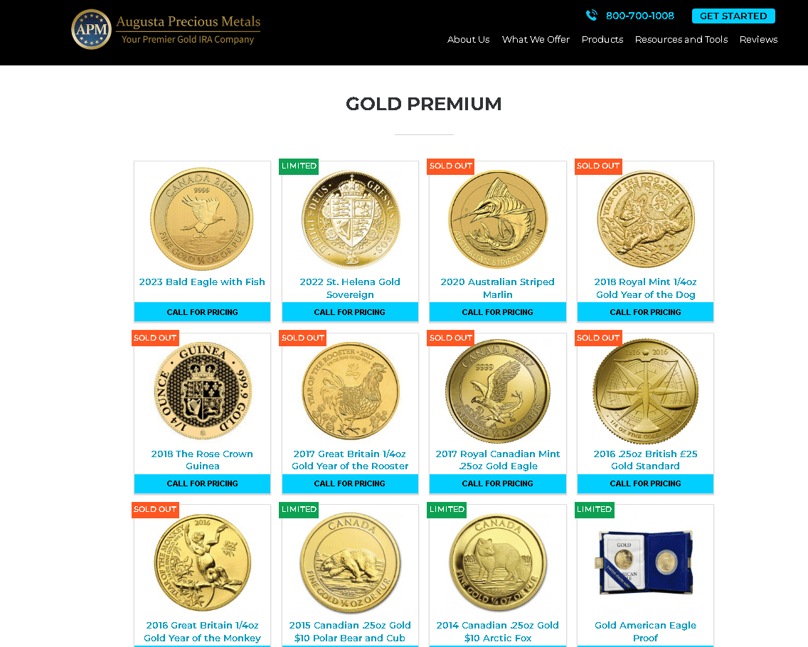 Premium Gold and Silver